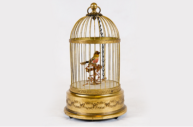 The bird that reportedly started it all, bought by Walt Disney in New Orleans in the 50s. 