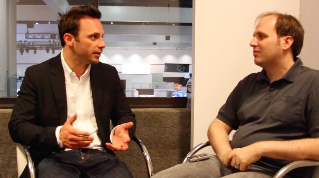 Oculus CEO Brendan Iribe (left) says he's not expecting "a console-scale market" right out of the gate.