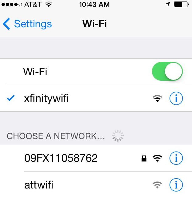 Changing xfinity wifi password