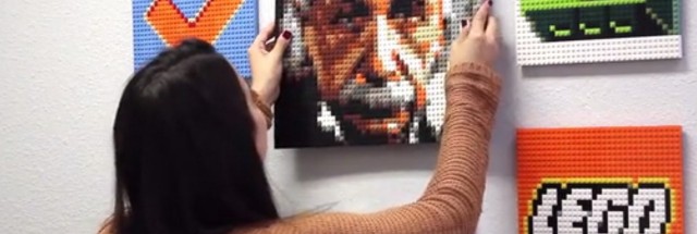 Turn your selfies into vanity artwork—made from Lego!