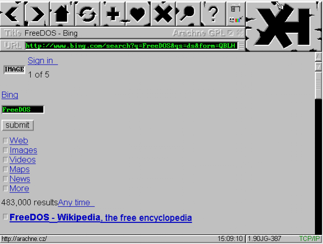 A Dos-Based Web Browser.