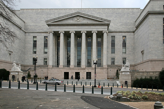 The Rayburn office building for the US House of Representatives.