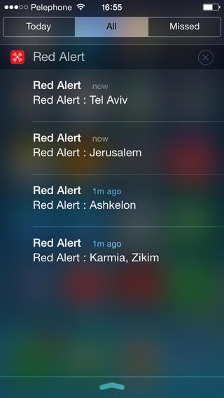 red alarm israel