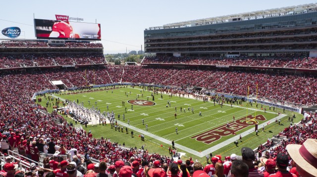 Levi's Stadium crowd on August 17, 2014.