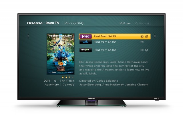 32 HD Hisense Roku TV : Electronics 