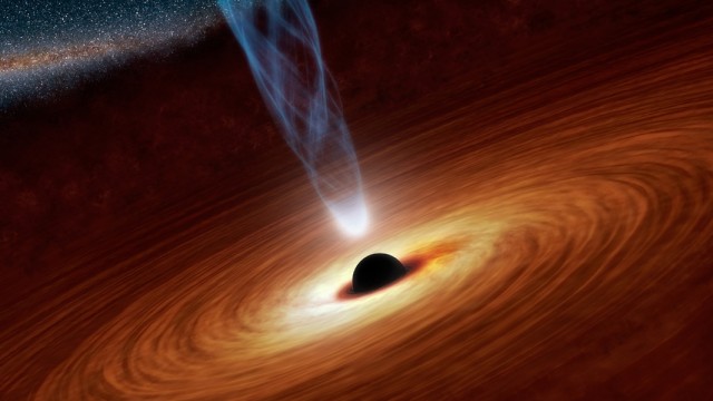 That nice orange disk? Get rid of it, and the black hole can eat much faster.
