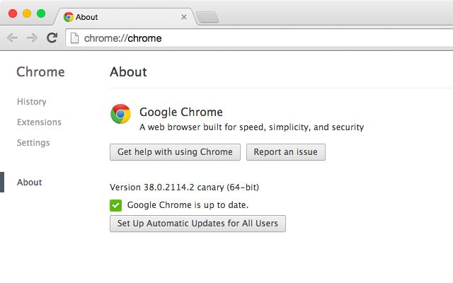 google chrome yosemite