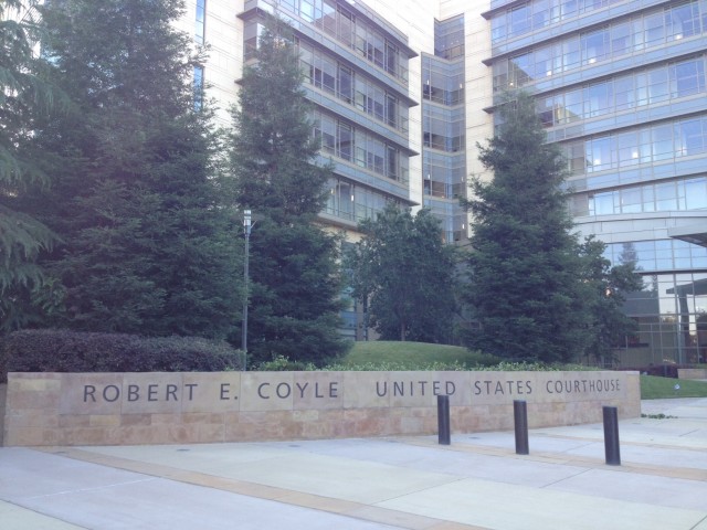 The Robert E. Coyle Federal Courthouse in Fresno is the site of a significant portion of the nation's laser strike cases.