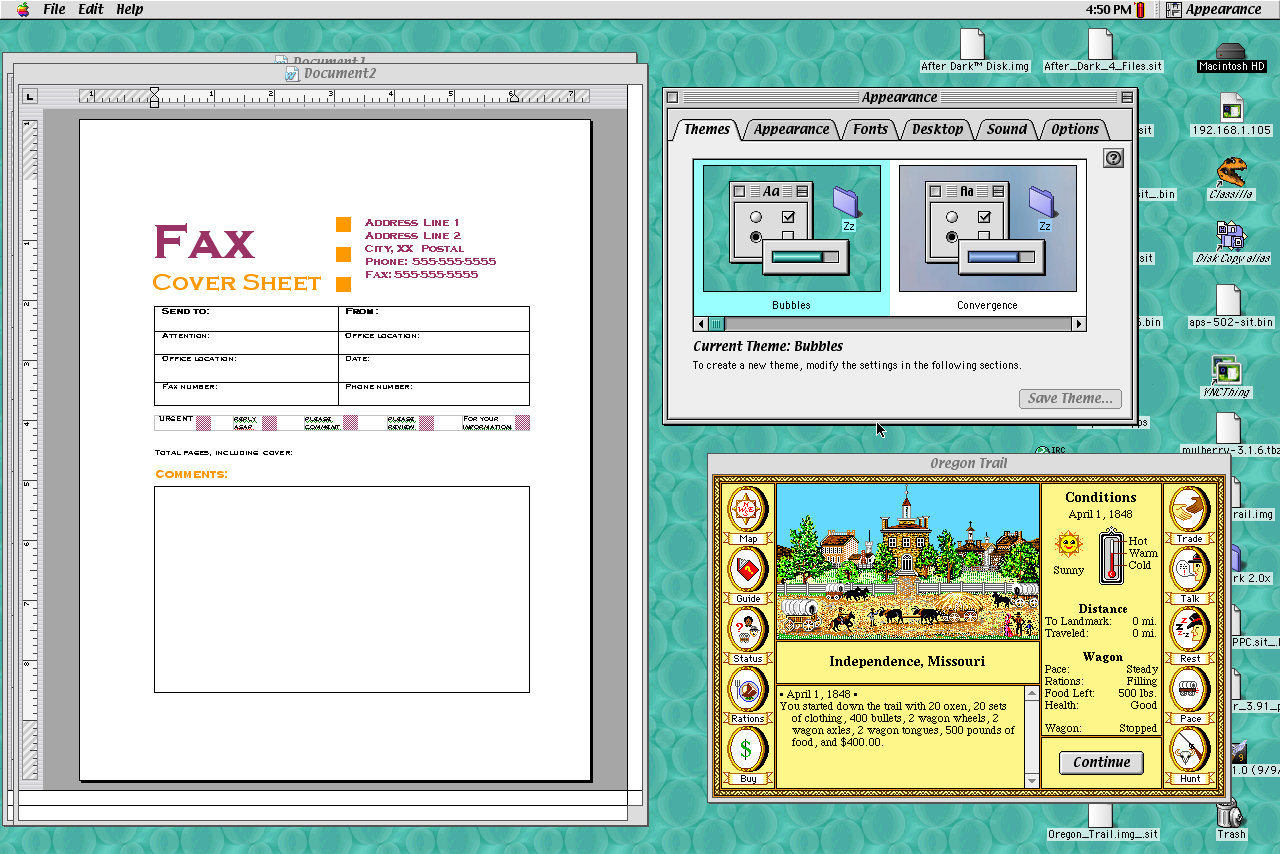 mac os 9 skin for windowblinds