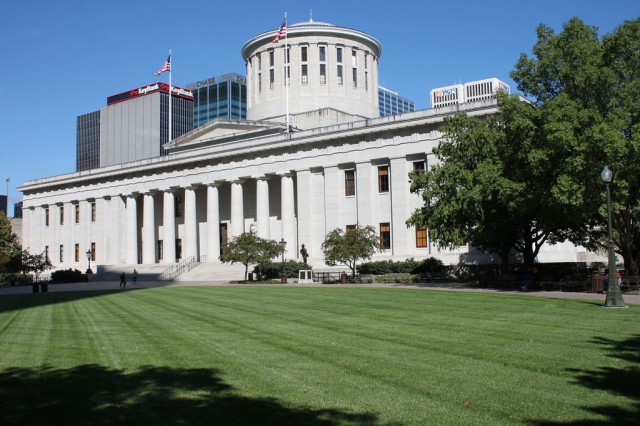 The Ohio Statehouse in Columbus.