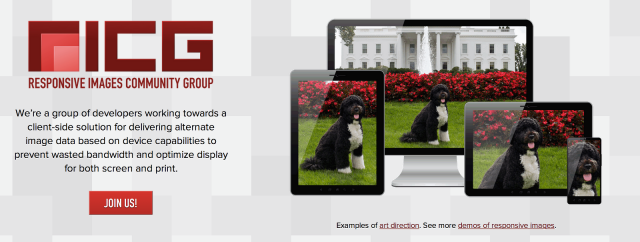 The Responsive Images Community Group website.