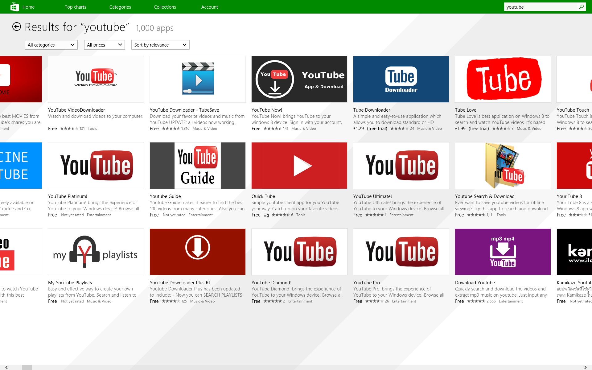 Baixar vídeo do YT - Microsoft Apps