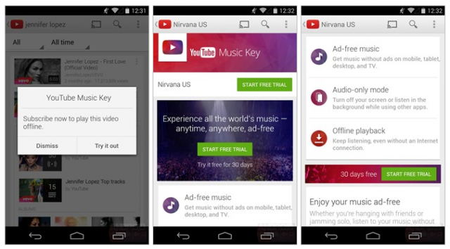 Youtube Subscription Plan Leaks Offline Play No Ads Million Songs Ars Technica