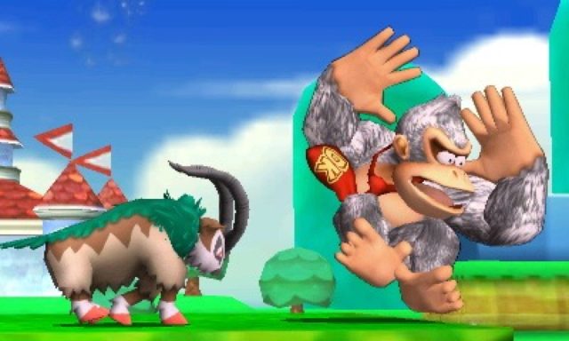 donkey kong super smash bros 3ds