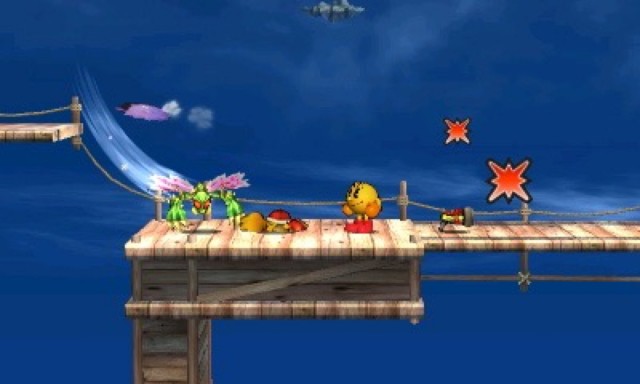 Smash Run mode lets you fight enemies and gather power-ups for five minutes before putting you in a cage match with three other AI- or human-controller players.