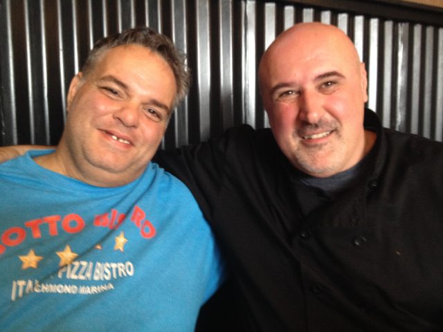 Davide Cerretini (right) and Michele Massimo are the co-owners and chefs at Botto Bistro.