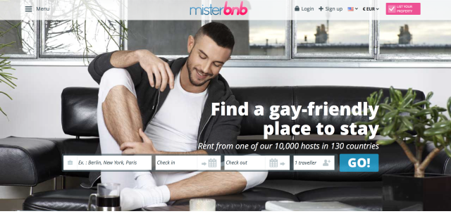 In 2014, who decides to ban a gay website from in-flight Wi-Fi?