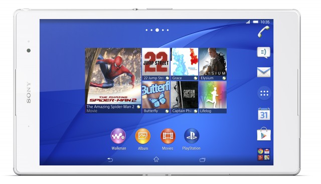 The Sony Xperia Z3 Tablet Compact.