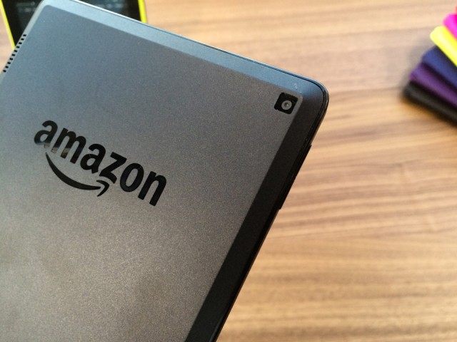 The back of the 7-inch Kindle HD.