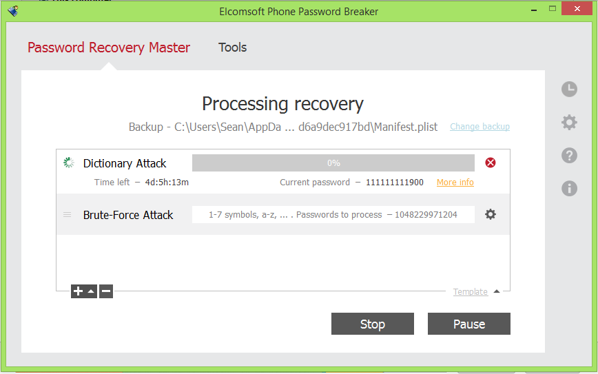 Elcomsoft Phone Breaker Serial