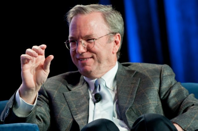 Google Executive Chairman Eric Schmidt.