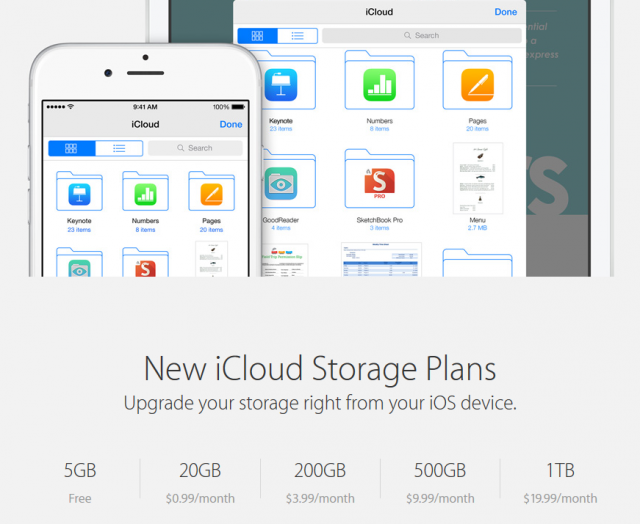 icloud storage plans for students