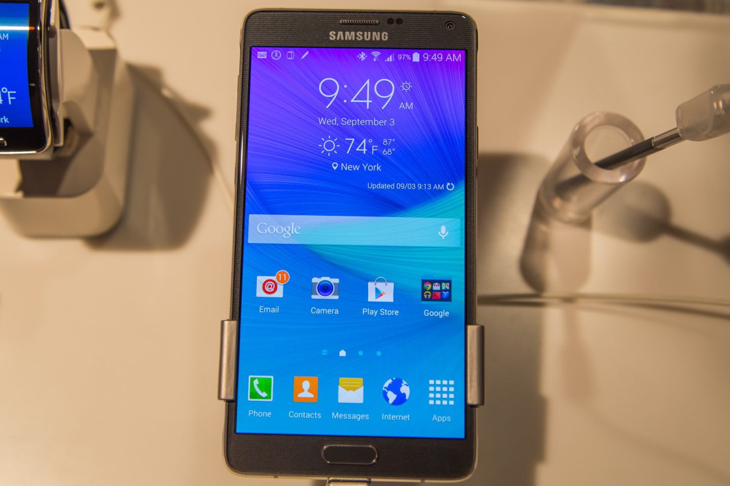 Hands-on with the Galaxy Note 4, Note Edge, Gear S, and Gear VR - Ars ...
