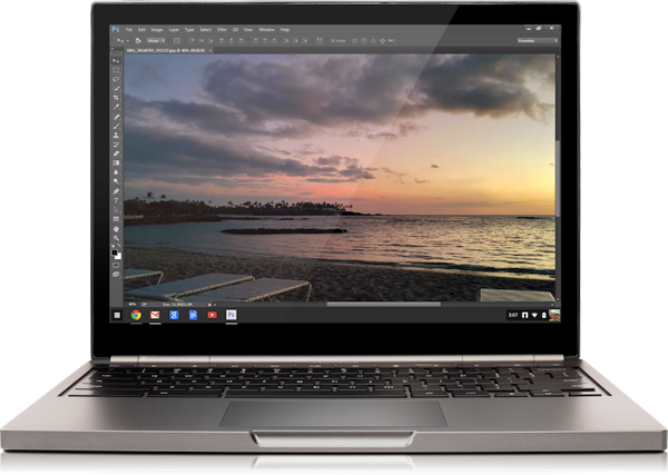 photoshop chrome os adobe google brings streaming