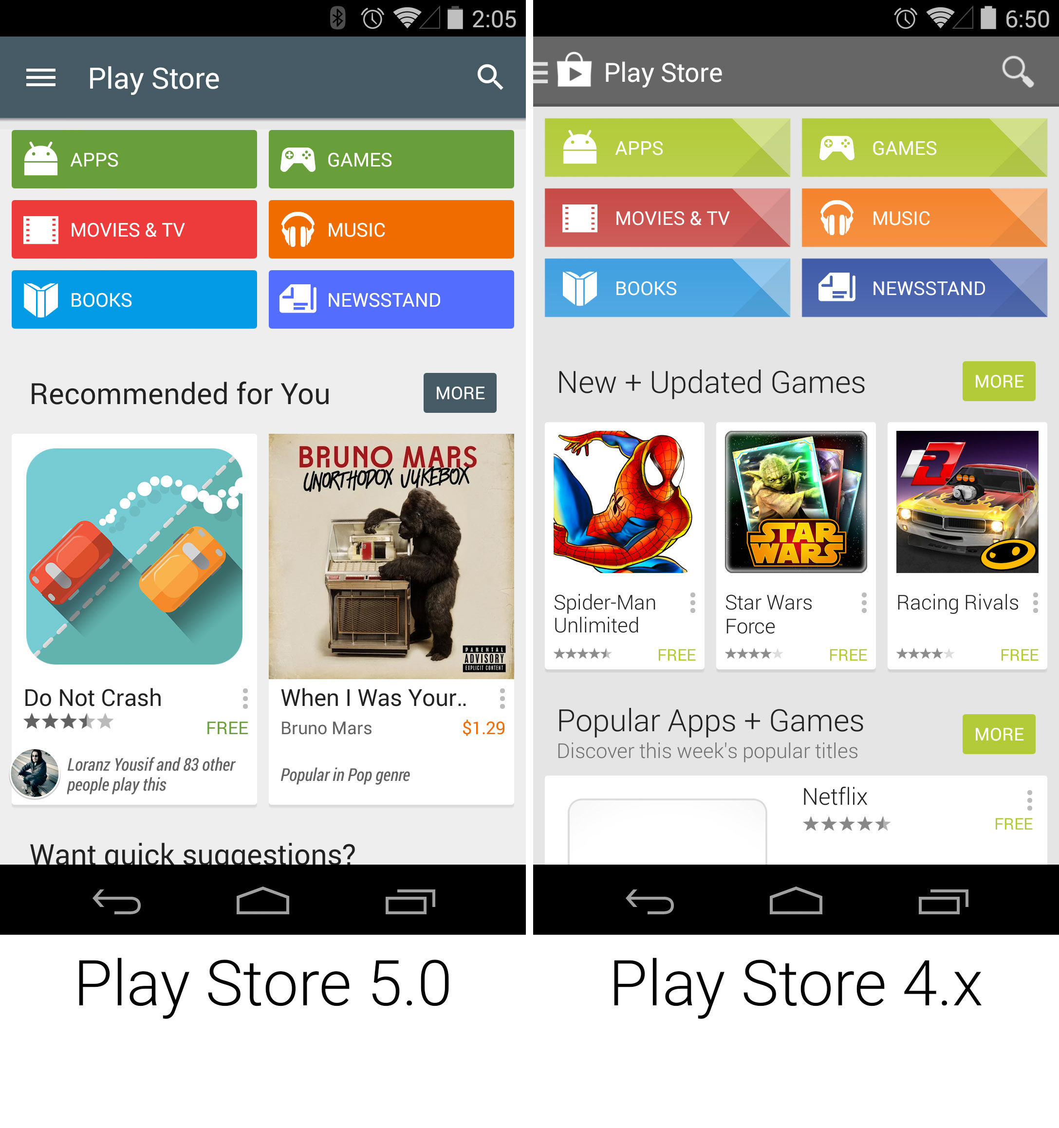 Gallery Google Play Store Gets A Material Design Makeover Ars Technica
