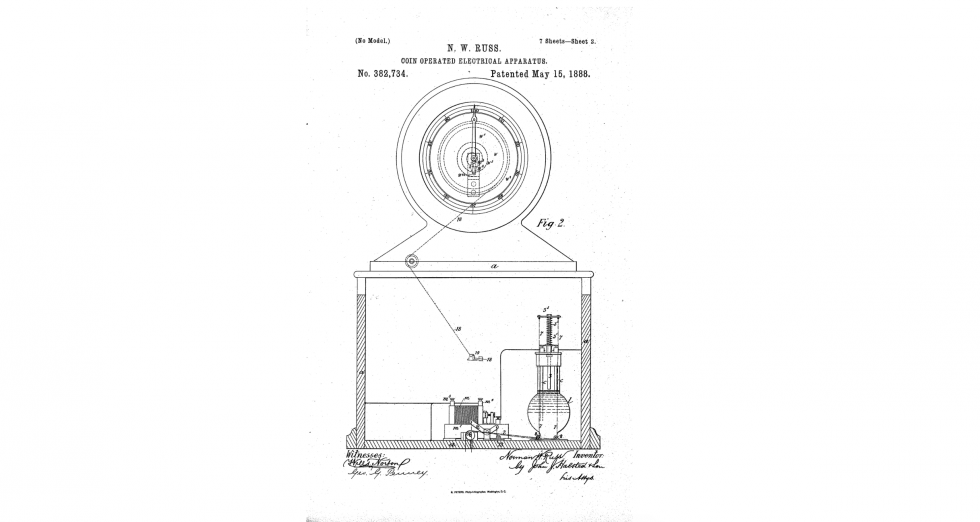 Patent of the electroshock machine, Archive of the Museum of History of