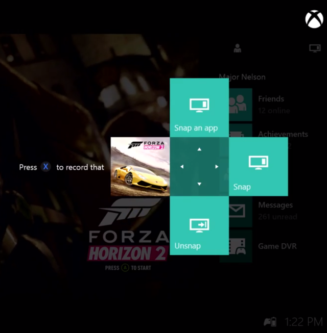 Quick-snap! Now, Kinect-less Xbox One owners can do a few more cool system functions on the fly.