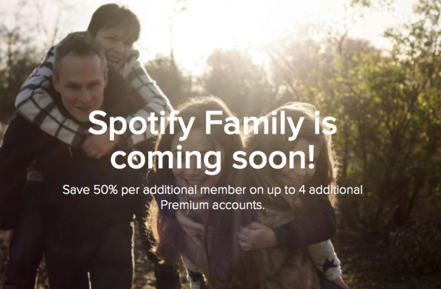 spotify family membership