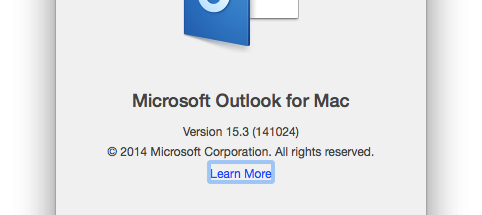 newest outlook version for mac