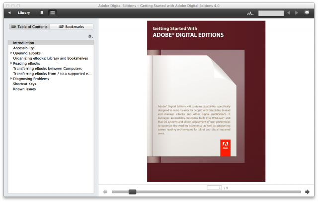 adobe digital editions mac osx