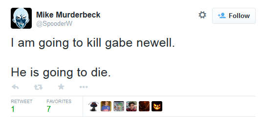 RECENTLY, VALVE REMOVED INDIE DEV, MIKE MAULDECK'5, CAME PROM 5TEAM AFTER  WE TUREATEN ED CADE NEWELL VIA TWITTER. WALP LIPE PAN5. DUT Dy DOINC 50,  VALVE WA5 5ET A DANCER0U5 PRECEDENT: WWO