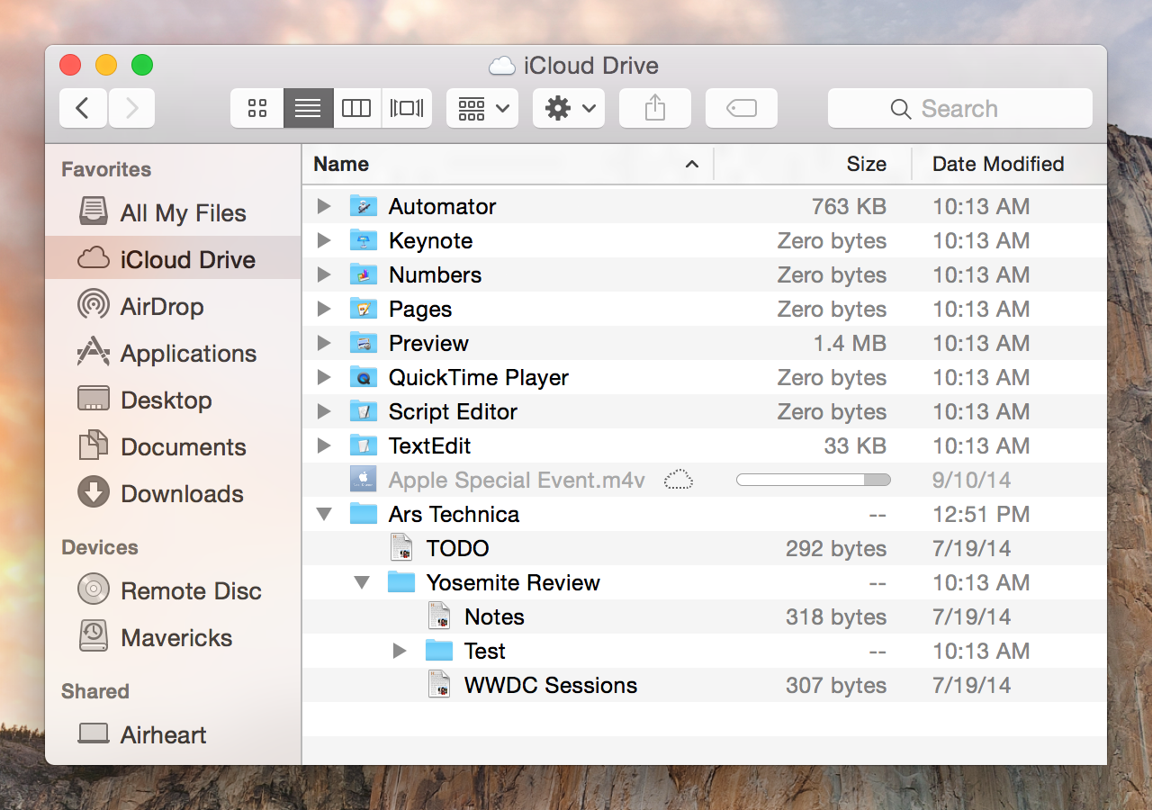 iCloud Drive: not quite the same as a simple folder or network drive, but it’s a lot closer than it used to be.