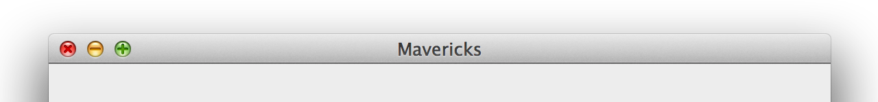 A Mavericks window title bar.
