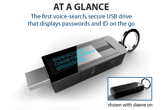 The original design for myIDkey, which went through significant revisions following its successful funding campaign. 