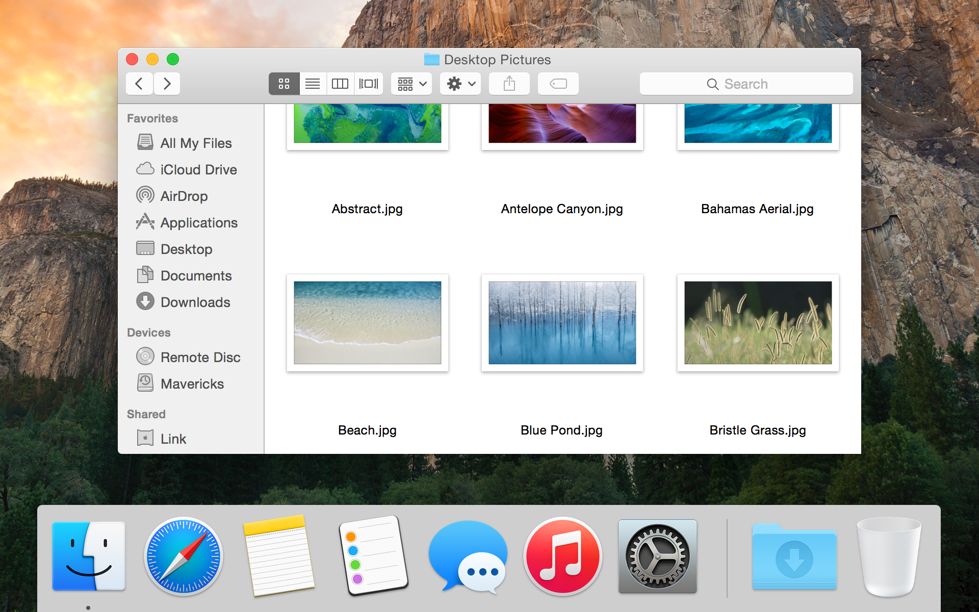 A completely opaque Yosemite is just one Accessibility preference away.