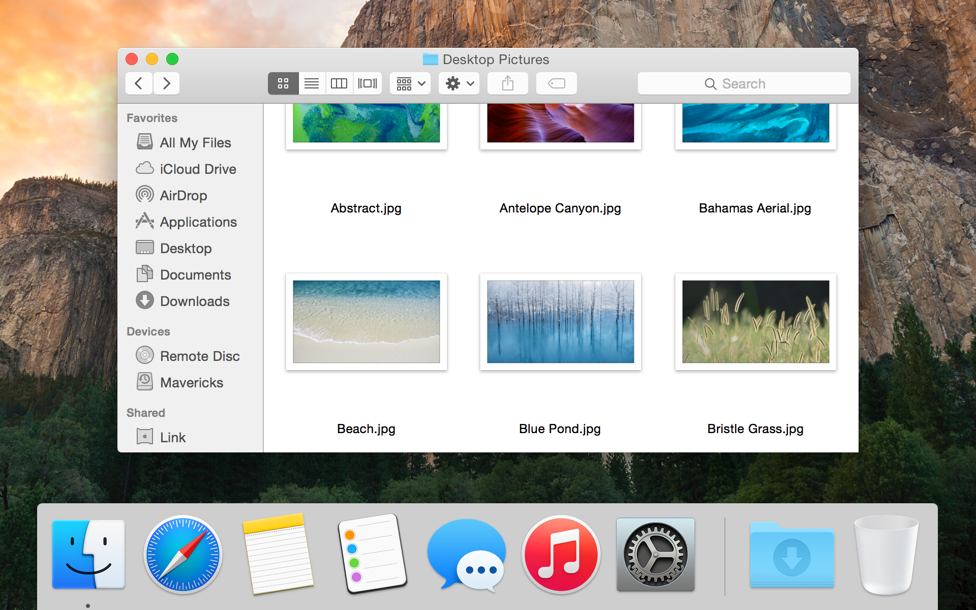 golden yosemite mac os x image