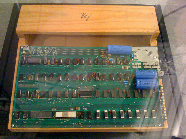 An Apple-1 from the Computer History Museum. 