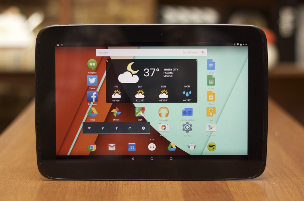 The Nexus 10 is still nice enough hardware, but Lollipop and Material Design don't do it any favors. 