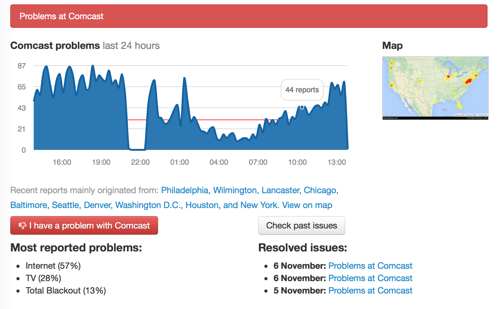 Comcast to issue discounts for days-long outage caused by bad update