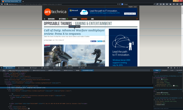 firefox developer edition theme