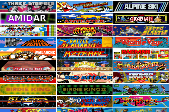 vintage arcade games online