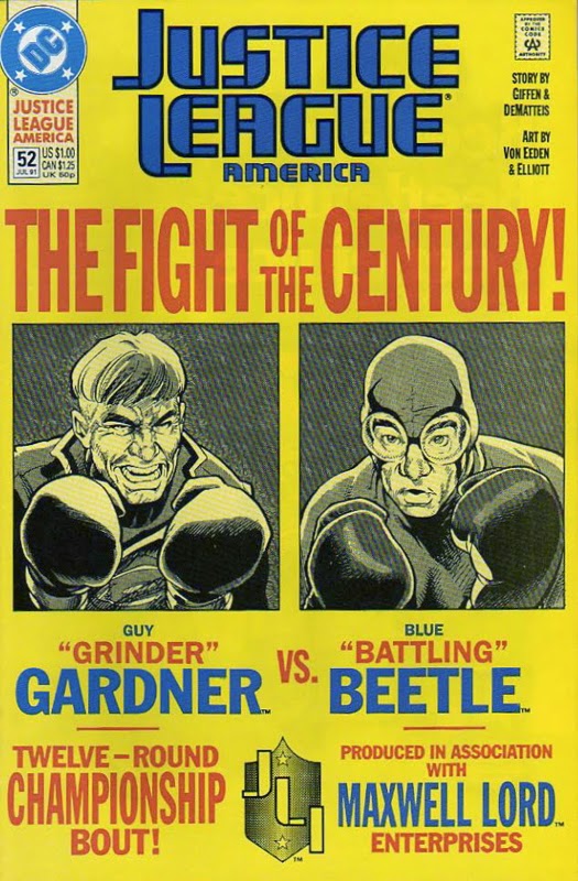 Presented in Justice League America #52, 1991. Written by Keith Giffen and J.M. DeMatteis. Art by Tevor Von Eeden and Randy Elliott.