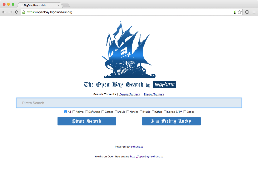 best sites to torrent from pirate bay