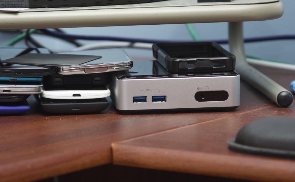 You can fit a NUC pretty much anywhere, which is one of the best things about it.