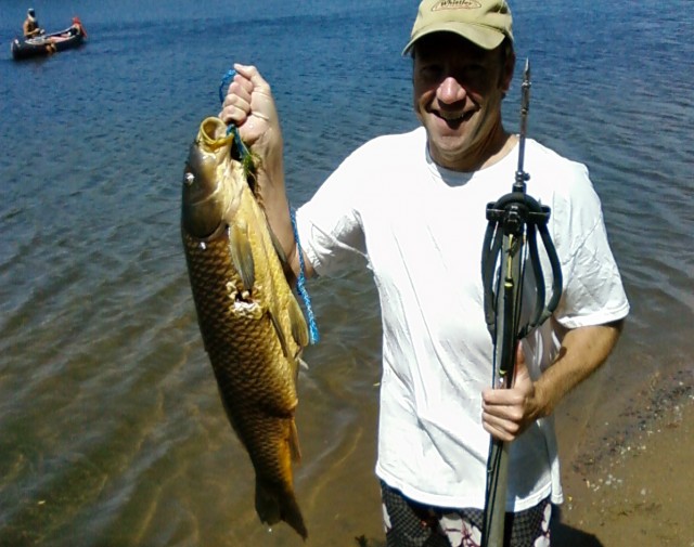 This carp was not paranoid enough. (The person pictured has nothing to do with the case reported in this post.)