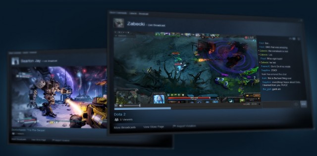 Steam streams: Valve introduces gameplay-sharing broadcast feature